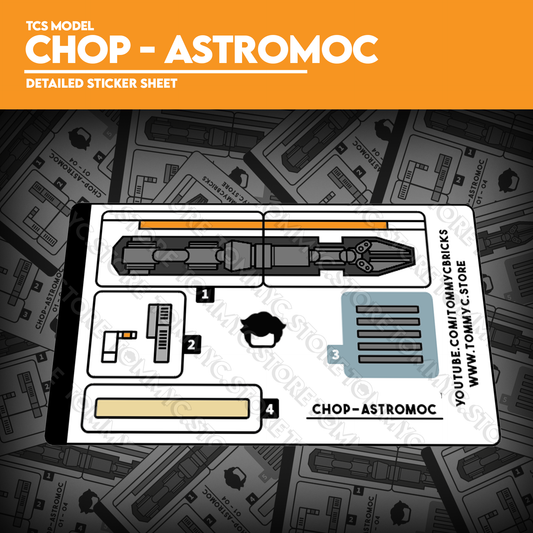 Chop - Astromoc Detailed Sticker Sheet